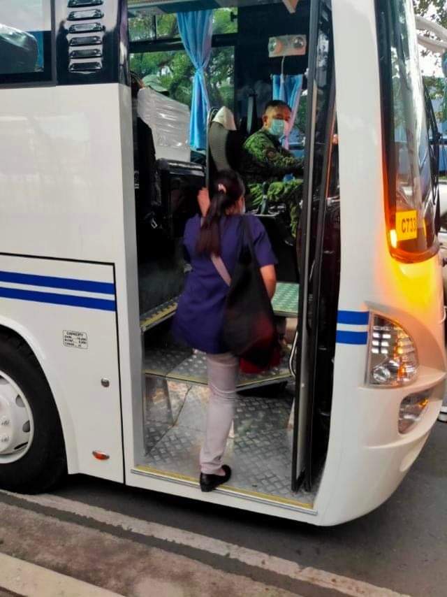 PCRSLSS's tweet photo. “Hope you enjoy your ride with CPNP’s Free Shuttle Service. Keep safe on the Road’.

#TeamLSS
#WeServeandProtect    
#PulisNgPagbabago https://t.co/sf5DuGiXav