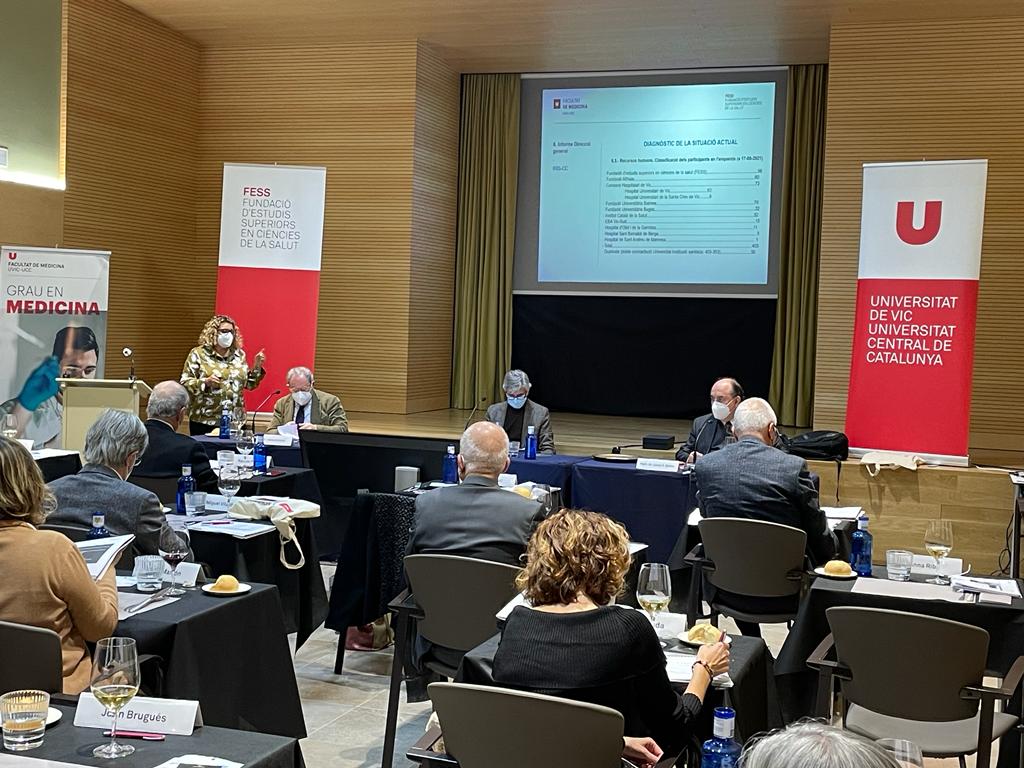 La Fundació d'Estudis Superiors en Ciències de la #Salut, titular de la Facultat de #Medicina de <a href="/uvic_ucc/">UVic-UCC</a> celebra a aquesta hora el seu patronat ordinari amb participació del patró Josep Maria Argimon, conseller de <a href="/salutcat/">Salut</a>.