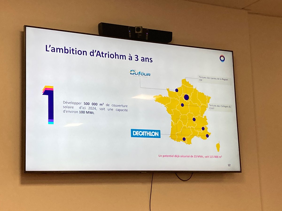BdT_Occitanie's tweet photo. @nicolasmaccioni vice-président de @Akuo_Energy nous parle d’#Atriohm, programme de #Solarisation des toitures, issu d’un partenariat avec la
@BanqueDesTerr
👉Accélérer la #TransitionEnergetique en misant sur l’immense potentiel des toitures☀️☀️ https://t.co/sWcPF4N0Ie