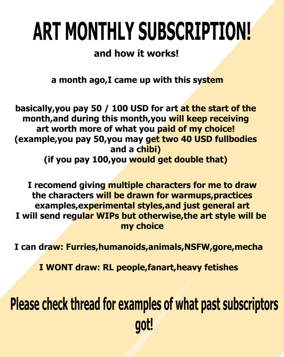 _Sinomis_'s tweet photo. Hiii~
opening the 50Heavy dollar sign art subs again! (and adding 2 100Heavy dollar sign slots)
info on image!
five 50 Heavy dollar sign slots + two 100Heavy dollar sign open

RT's appreciated,DM if interested! https://t.co/BbYoJLDwpw