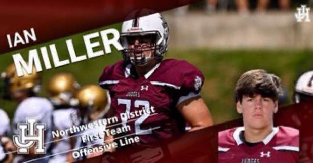 Proud to receive Unanimous First Team Offensive line