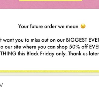 hannelly_b's tweet photo. Not sure if this is subject line is ingenious or invasive? Had a panic thinking someone had hacked my account.... is this ethical LOL? What are we saying email marketing twitter? https://t.co/WTz4oBpyEx