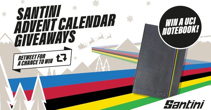 The Holiday season is already upon us! You can win one of our @Santini_SMS gifts every advent Sunday 🎅🎄 until Christmas, with this week a limited edition notebook 📓. 👉 Simply retweet this post to enter the draw!