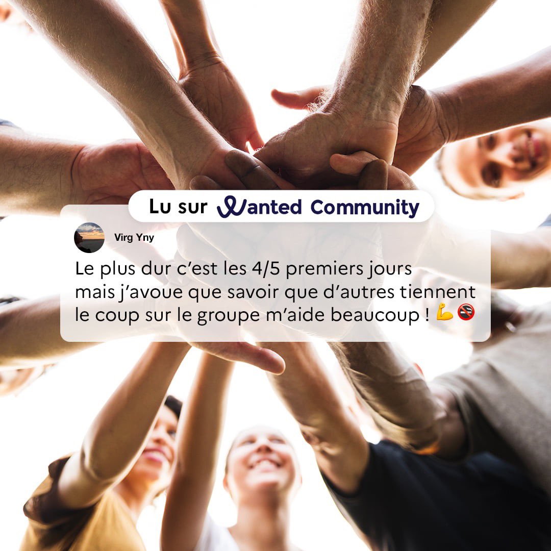 #MoisSansTabac (@mois_sans_tabac) on Twitter photo Parce qu’on est plus forts ensemble, sur <a href="/wantedcommunit/">Wanted Community</a> on s’entraide pour arrêter de fumer pendant #MoisSansTabac ! Parce qu’on est plus forts ensemble, sur <a href="/wantedcommunit/">Wanted Community</a> on s’entraide pour arrêter de fumer pendant #MoisSansTabac !