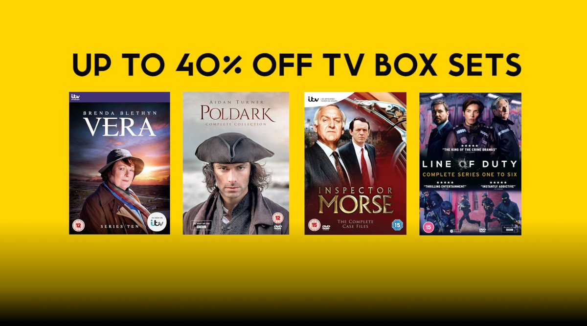 RarewavesCom's tweet photo. Get up to 40% off a great selection of British TV Box Sets at Rarewaves https://t.co/55R4m1eq4a
Get an extra 10% off for Black Friday ONLY!
#BlackFriday #BlackFridayDeal #TVBoxSets #BoxSetSale https://t.co/KoCMr0UQUI