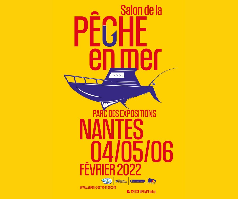 Save The Date !
Votre salon Pêche en Mer revient les 4, 5 et 6 février prochain au parc des expositions de Nantes !
Bloquez la date ! Nous avons hâte de vous retrouver 😊
#PecheenMer #PêcheenMer2021 <a href="/SalonPeches/">Salon Pêche en Mer</a>  #peche #mer #nautisme #bateau @exponantes