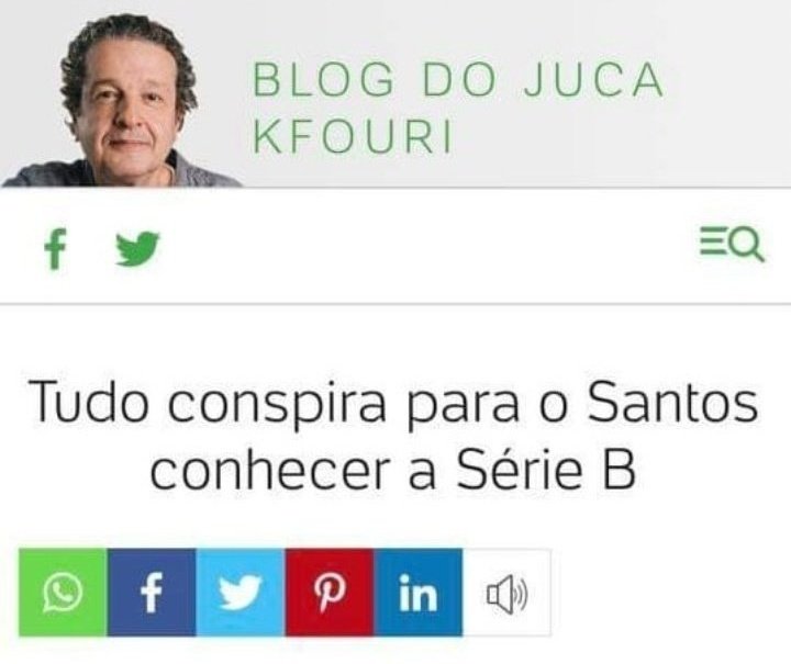O Santos não vai conhecer Juquinha. Depois conta pra nós como é a experiência 🤗