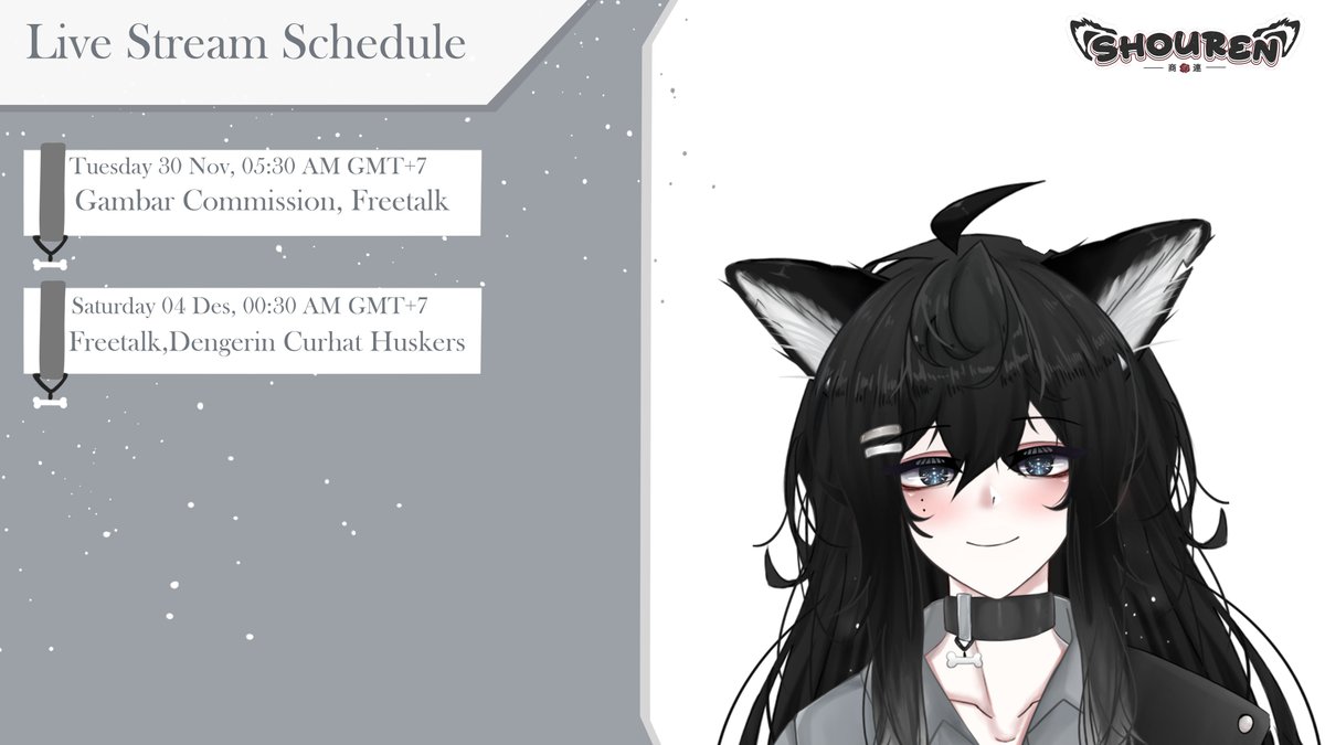 ayyazerachiel's tweet photo. Shou's schedule is here~
【Links】
Support Shou: https://t.co/NF160rKjIw
Twitter:  https://t.co/39YLjTabKv
Tiktok :  https://t.co/Ltl6m8iN9Y 
Discord Server:  https://t.co/VfVnBpzJr5
【Tags】
General :#ShouRen
Shou's Art Work:#ShouWorks
Fanart :#ShouurenFanart
Meme :#AshuReng https://t.co/jL7XzjcHgI