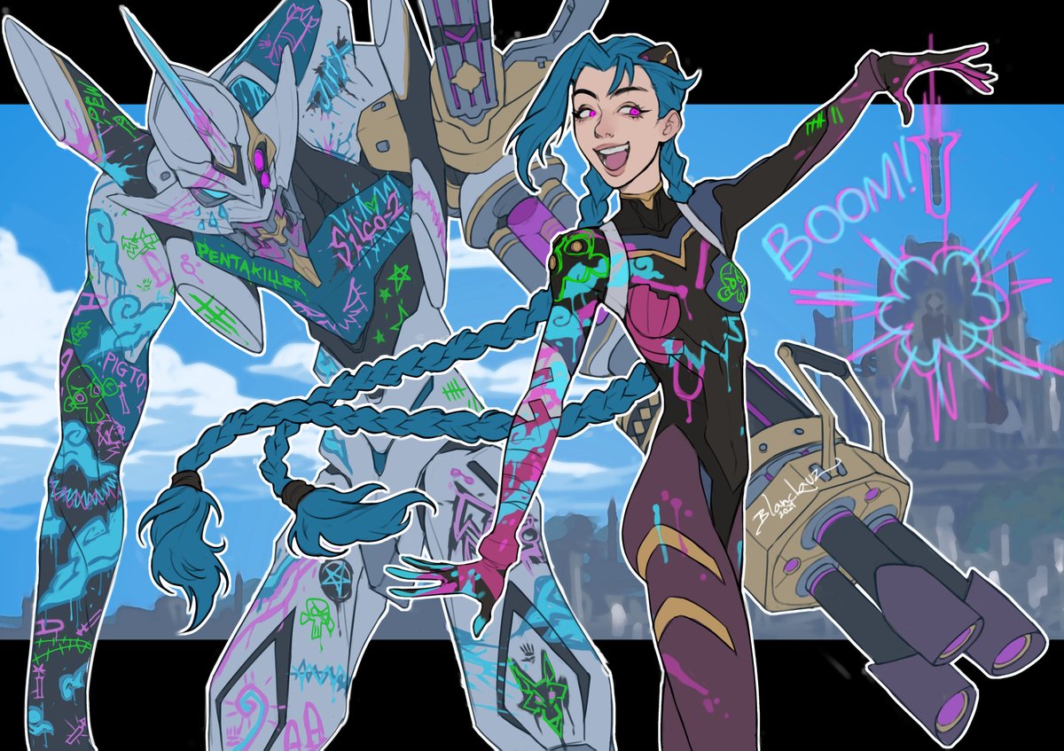BlancLauz's tweet photo. Zaun Genesis Evangelion

I had this idea bc Asuka and Jinx have the same voice actress in Brasil so why not?

Hope u guys like it https://t.co/6DJGqdOhYv