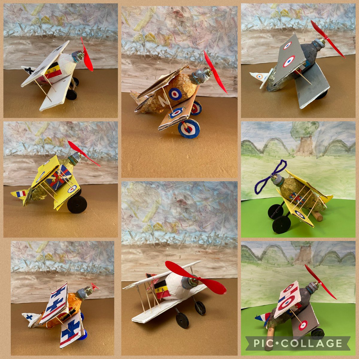 ByneaSchool's tweet image. Year 5 have had a fantastic week creating WW1 planes. Excellent design and making skills shown by all! Working propellers too, how clever! ✈️ @Cornerstonesedu #fallenfields #DTweek