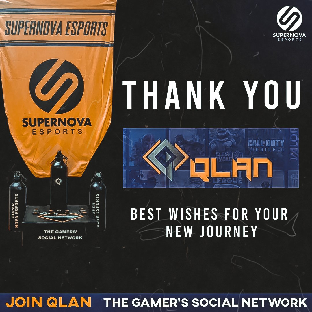 SNesportsIndia's tweet photo. Thank you @qlan for sending such amazing goodies for us. We are very much thankful to you. We will advice each and every gamer to Join @qlan and Experience the difference, because it's THE GAMER'S SOCIAL NETWORK.
Join our Discord Server: https://t.co/wQdupPcmab
#supernovaesports https://t.co/LJAY1UrXYF