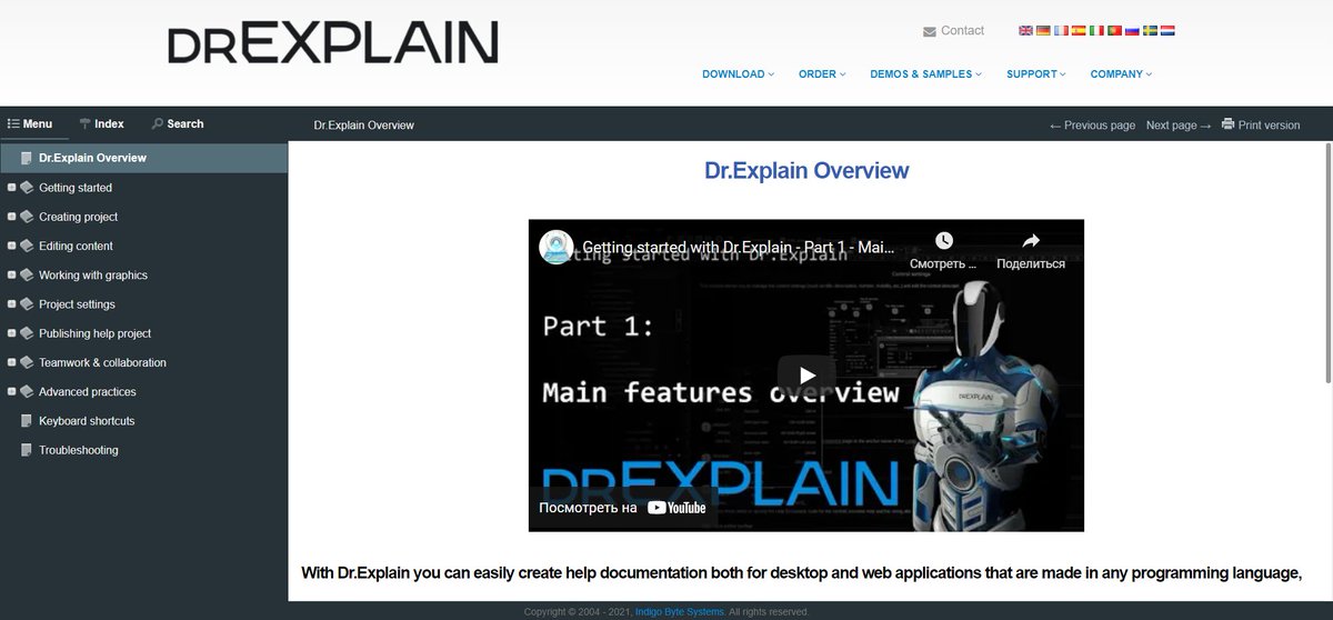 DrExplain's tweet image. Why Doctor?

With Dr.Explain you can build an online manual as a set of HTML pages and then upload it to your web site.

You don't need to use third party programs or write HTML text by hand anymore!

You can download Dr.Explain for free!
drexplain.com/download/