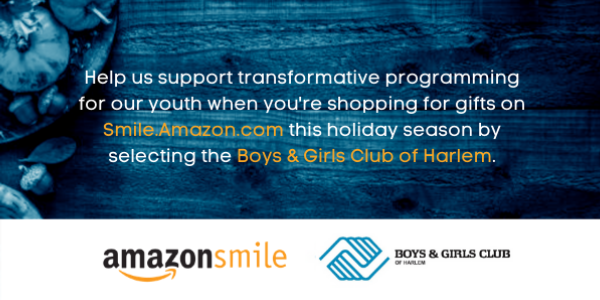 You can make a difference for BGCHarlem by simply shopping on Amazon Smile 📦 Choose Boys &amp; Girls Club of Harlem &amp; AmazonSmile will donate to #BGCHarlem at no cost to you:  ow.ly/9Y0Z50C7bUk

Thank you for your commitment to our club and Harlem’s youth. #WhateveritTakes
