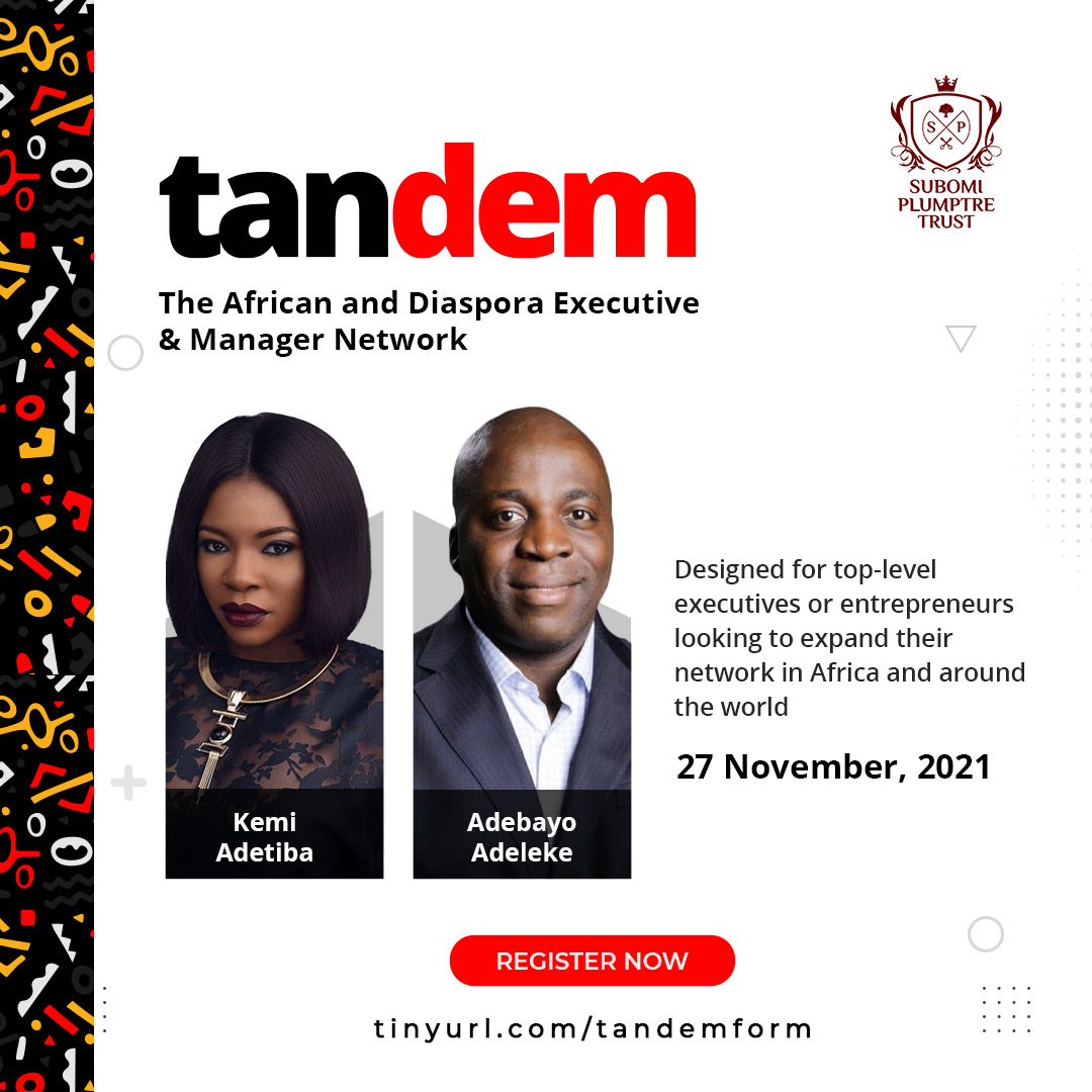 thesptrust's tweet photo. Tandem Network is the African and Diaspora Executive &amp; Manager Network. It is exclusive to individuals between 36 to 50 years old and who are at the top of their industry; the platform builds bridges through curated events. https://t.co/2pONTQQHl2