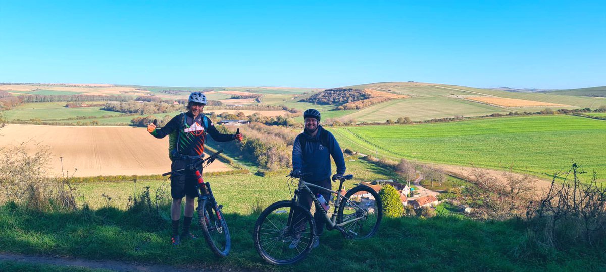 Always a privilege to welcome new riders to the sport we love. Matthew treated himself to some time with Sean.
Starting from <a href="/ArundelArden/">Arden House B&B</a>, day one was a sunny, chilling adventure in the #SouthDowns. Lovely stuff!