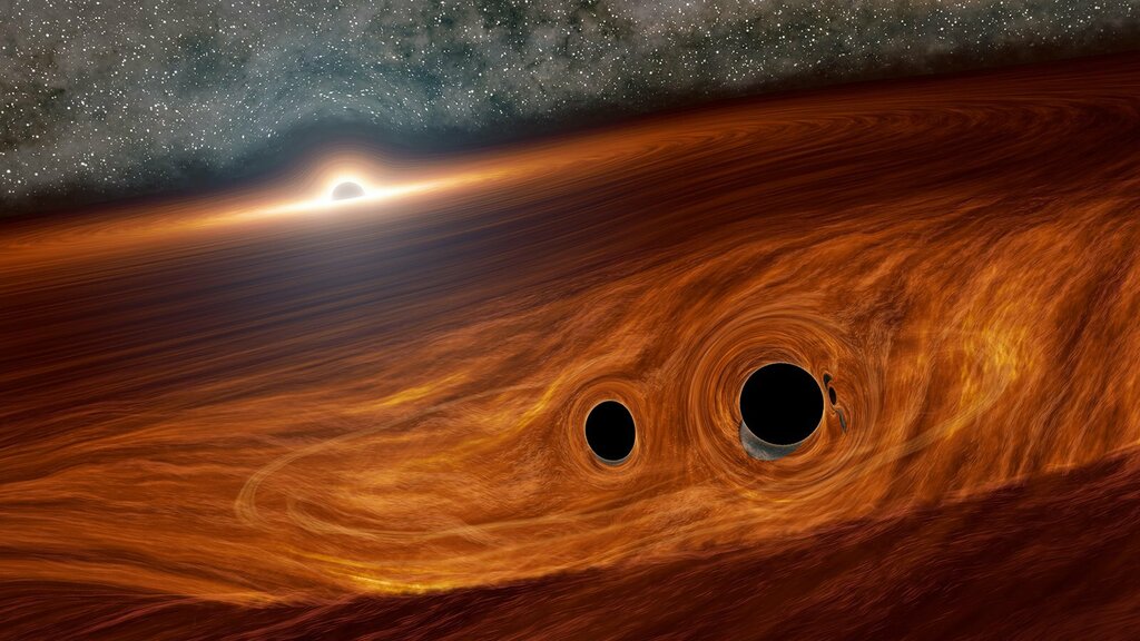 CosmicNewz's tweet photo. Black Hole Collision May Have Exploded With Light via NASA https://t.co/ddXw23zfyl https://t.co/7qsH1Lk5so