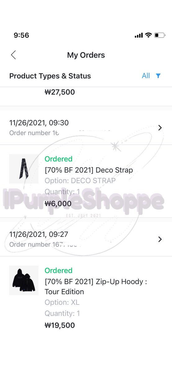 IPurpleShoppe1's tweet photo. Secured items for BTS Black Friday Sale 💜 Thank you so much for trusting I Purple Shoppe 💜 https://t.co/s0nv9Wkcoa