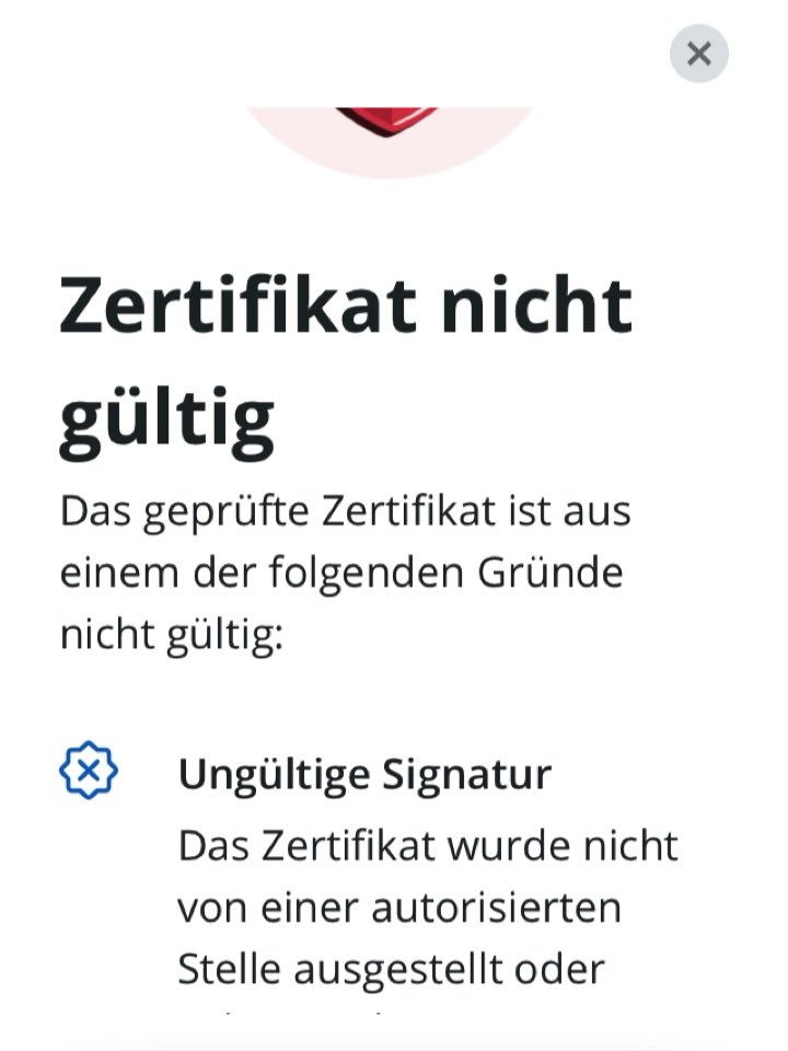 Habe gestern dieApp „CovPass Check“ runtergeladen.
Ausprobiert.

Ergebnis: die Kokosraspeln aus dem Lidl haben kein gültiges Zertifikat! 🤷🏻‍♂️