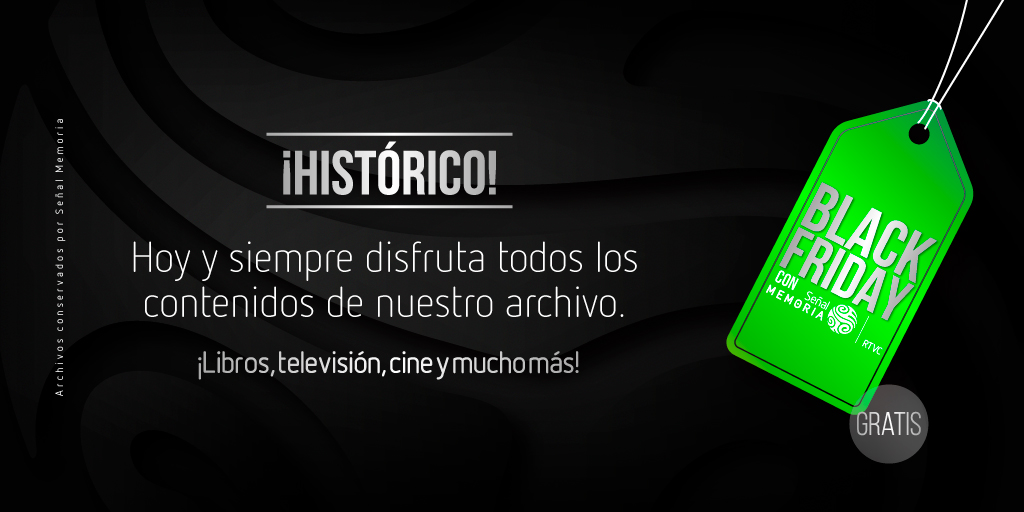 SenalMemoria's tweet photo. [#ModoBlackFriday con @SenalMemoria] 🏷 
⚫️ #BlackFriday es el día para pescar ofertas y también historias, como aquella que empezó el 13 de junio de 1954, cuando se realizó la primera transmisión televisiva en Colombia. https://t.co/7jKrTEn6ff https://t.co/ApCHdPI4FT