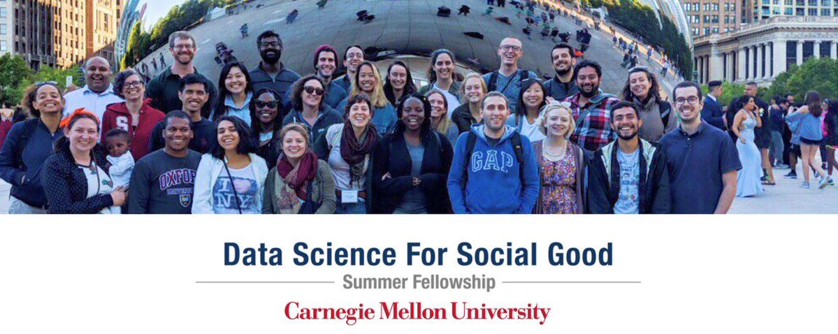 The teams that build AI/ML systems for social problems should reflect the diversity & experiences of the communities the systems are designed to help. Help the Data Science for Social Good Summer Fellowship reach groups we need to train to achieve that dssgfellowship.org