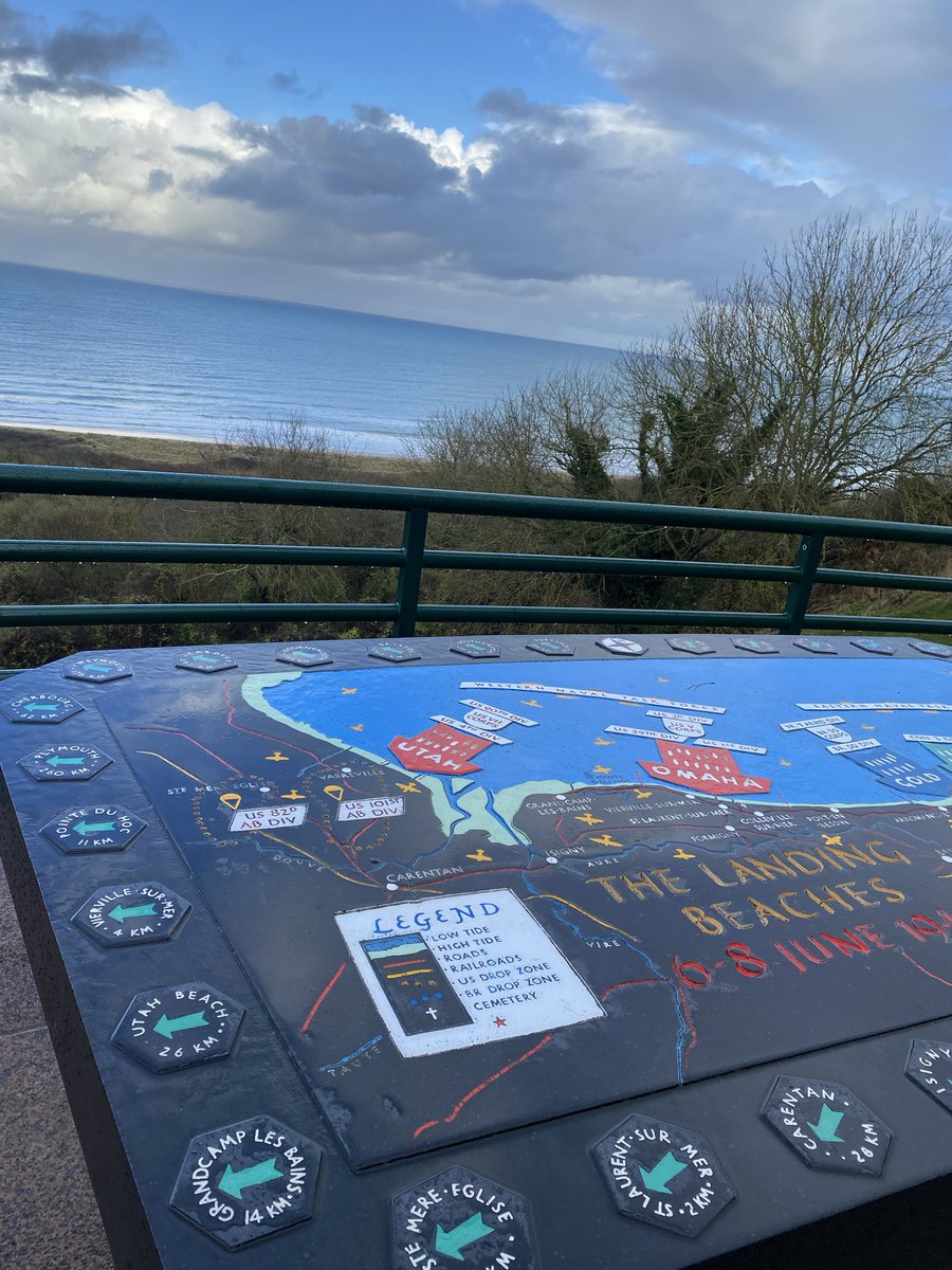 Aujourd’hui nos 3èmes marchent dans les pas des soldats qui ont débarqué un 6 juin 1944.