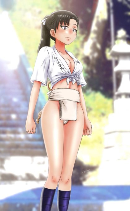 お祭り西さん #ガルパンふんどし部 #知波単学園 #西絹代 