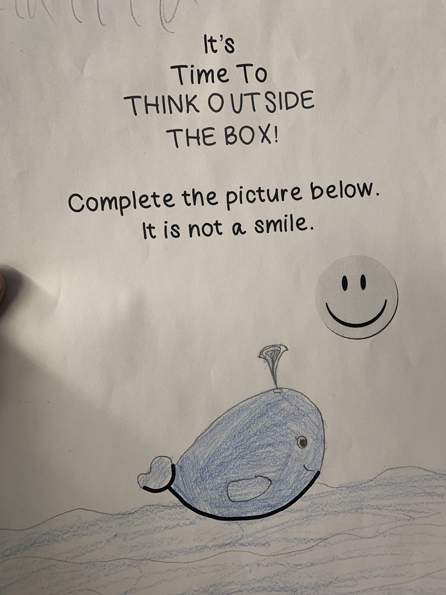 The grade 3’s and 4’s in @MlleFerguson class <a href="/BurleighHillPS/">Burleigh Hill PS</a> have been thinking outside the 📦! #itsnotasmileitsa……..