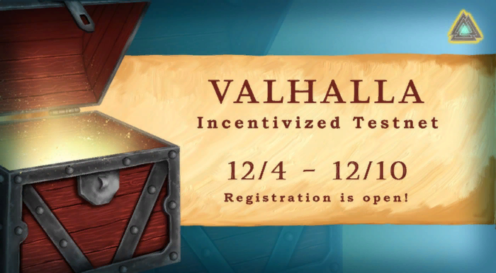 🎮Hey, gamers, we have a big announcement for you all - we are releasing our Incentivized Testnet! And, of course, we've prepared some rewards💰 for it's users! More details in our medium article: valhallanft.medium.com/valhalla-incen…

#PlayToEarn #Testnet #NFTGaming