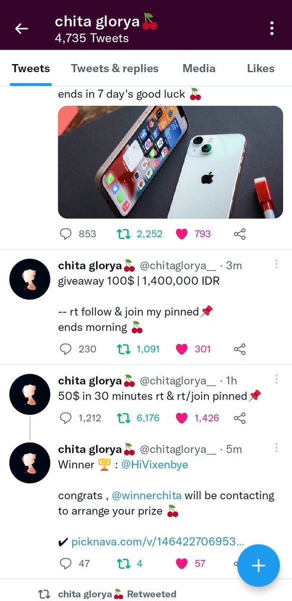 KyuTea_33's tweet photo. @chitaglorya__ HOPING U NOTICED MY COMMENTS MISS CHITA😊❤️

I'M WILLING TO WAIT FOR THE RIGHT TIME TO WIN ONE OF YOUR PRIZES😊🙏 https://t.co/cZBXY01vMK