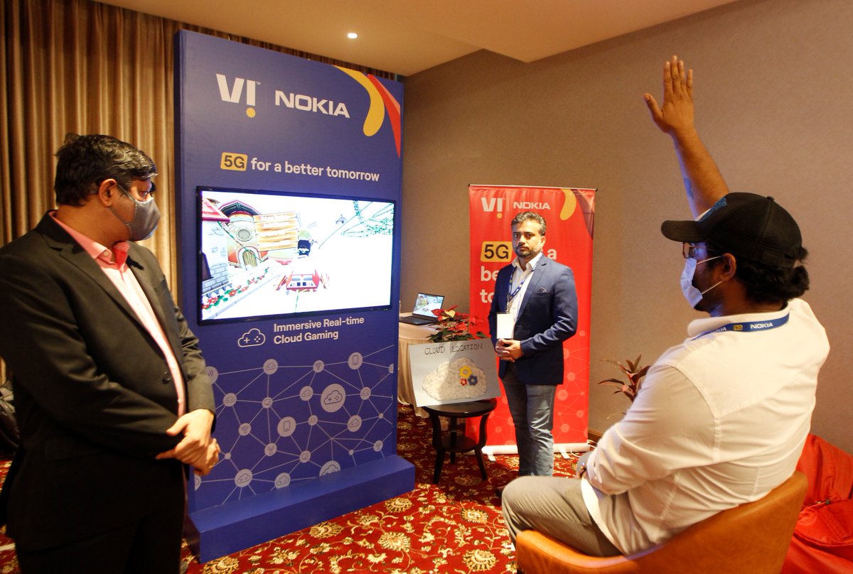 Along with Nokia, Vi demonstrates a range of 5G Technology Solutions in Gandhinagar