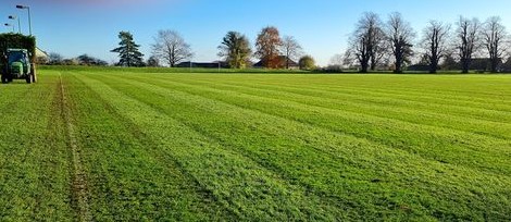 EcosolTurfcare's tweet photo. Busy, busy, busy with our aeration equipment again this week. Deep drilling at Allington Cricket club and Verti-draining at @fcminch #winteraeration #essentialmaintenance #VertiDrain #DeepDrill #johndeere #football #cricket https://t.co/WVWLJFyNo9