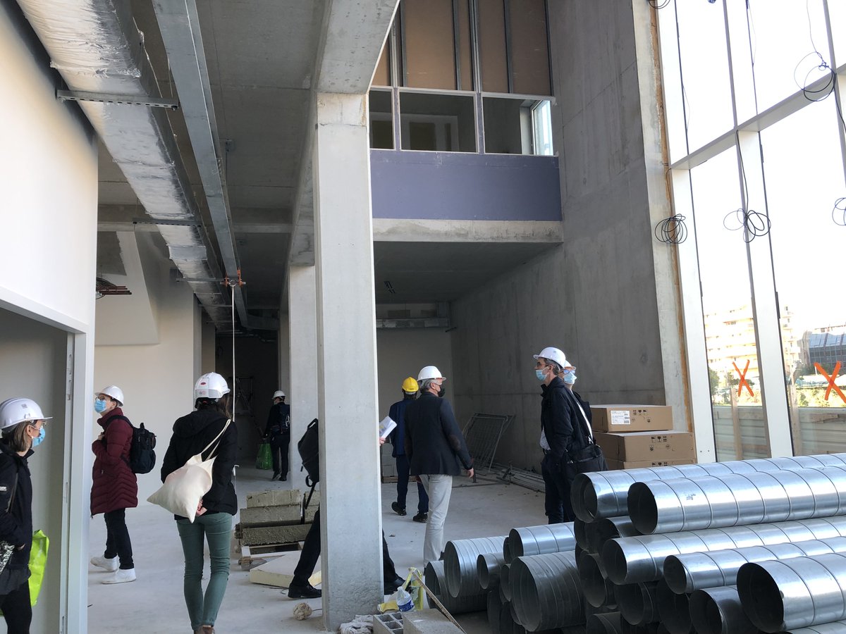 CNRS_COTEDAZUR's tweet photo. Visite  par @AlainSchuhl du futur bâtiment de l'Institut de Physique de Nice  dans la plaine du Var... Accompagner le laboratoire azuréen #INPHYNI @INP_CNRS  @Univ_CotedAzur dans ce futur écrin Hightech propice aux recherches sur la physique !

@AureliePhilipp8 @brisswalter https://t.co/Gdw5BM2XY4