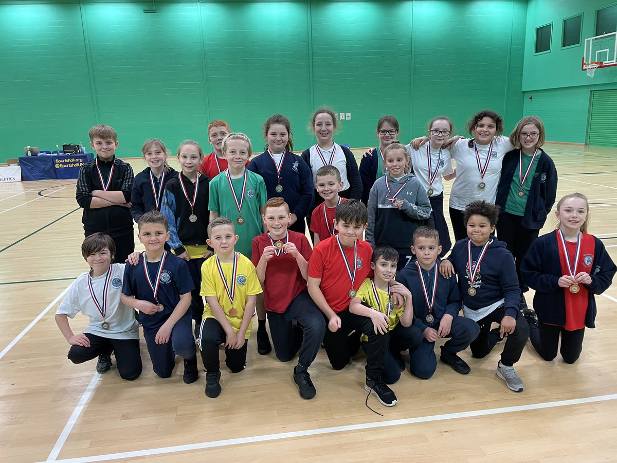 A brilliant afternoon session to finish our day of Sportshall Athletics! Fantastic efforts by everyone!

Well done to our medalists 
🥇@LeghValePrimary 
🥈 <a href="/ecclaneends/">Eccleston Lane Ends</a> 
🥉 <a href="/WargravePrimary/">Wargrave C of E Primary School</a>