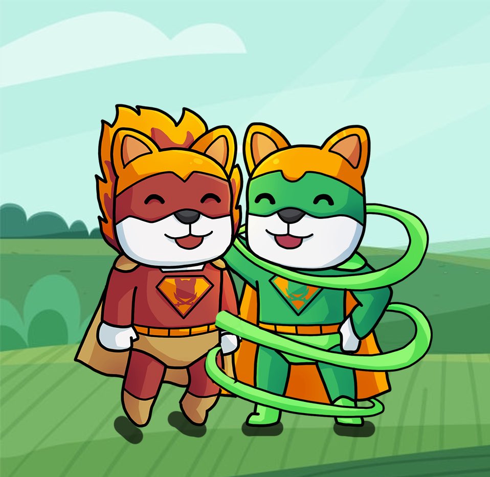 We are together!
Fie &amp; Beavy 🤝
#ToTheMoon #bsc #shm #shibametawar