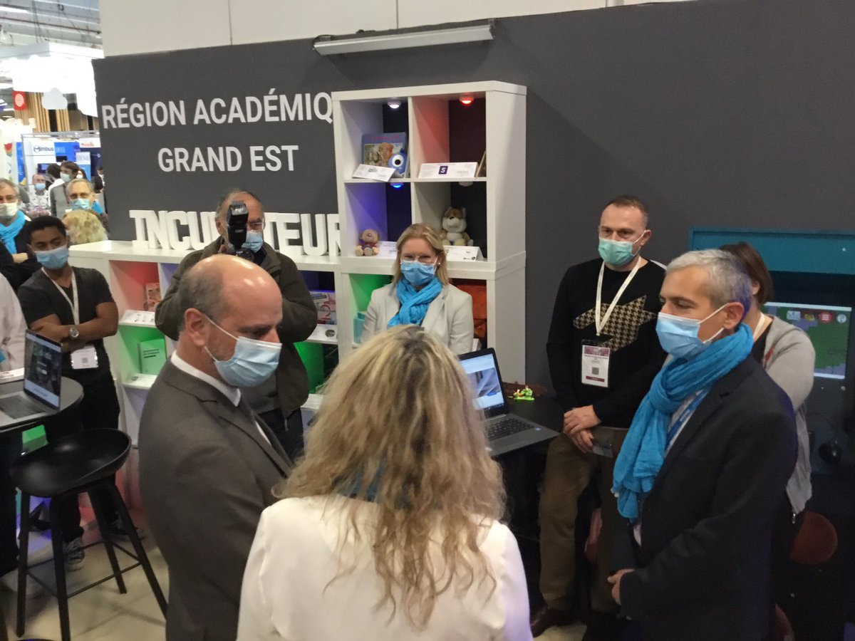 DRANE Nancy-Metz (@dane_nancy_metz) on Twitter photo DĂ©ambulation officielle de M. le Ministre <a href="/jmblanquer/">Jean-Michel Blanquer</a> sur le stand de la <a href="/RA_GrandEst/">RĂ©gion acadĂ©mique Grand Est</a> #PLANETE_FEDER au salon professionnel #EducatecTice —ïž
La #lecture, grande cause nationale
Incubateur projets #recherche
#ĂcoleSurTousLesTerritoires
#Programmation et #IA DĂ©ambulation officielle de M. le Ministre <a href="/jmblanquer/">Jean-Michel Blanquer</a> sur le stand de la <a href="/RA_GrandEst/">RĂ©gion acadĂ©mique Grand Est</a> #PLANETE_FEDER au salon professionnel #EducatecTice —ïž
La #lecture, grande cause nationale
Incubateur projets #recherche
#ĂcoleSurTousLesTerritoires
#Programmation et #IA