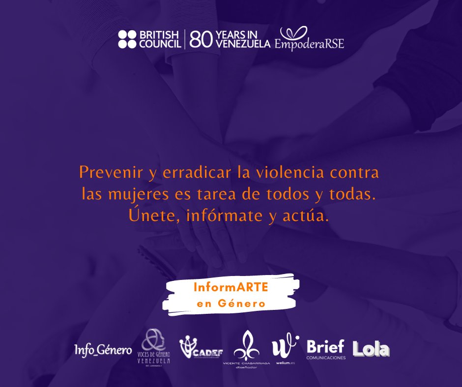 BritishArtsVe's tweet photo. Invitamos a generar acciones que contribuyan a reducir la violencia contra las mujeres, todas y todos podemos sumarnos: infórmate y actúa.
#InformARTEenGénero #PintaElMundoDeNaranja 
@veBritish @empoderarse @Info_Genero @Voces_Gender @_cadef @weliumes @lolatecuenta_ https://t.co/yseRukxRkz