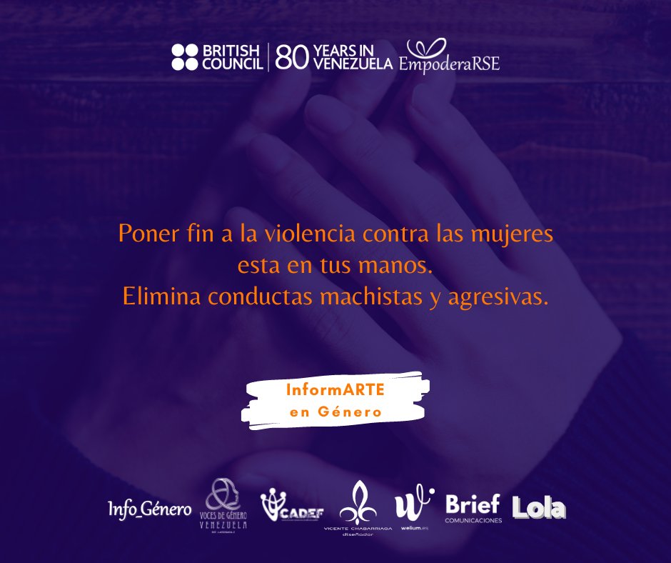 BritishArtsVe's tweet photo. Invitamos a generar acciones que contribuyan a reducir la violencia contra las mujeres, todas y todos podemos sumarnos: infórmate y actúa.
#InformARTEenGénero #PintaElMundoDeNaranja 
@veBritish @empoderarse @Info_Genero @Voces_Gender @_cadef @weliumes @lolatecuenta_ https://t.co/yseRukxRkz