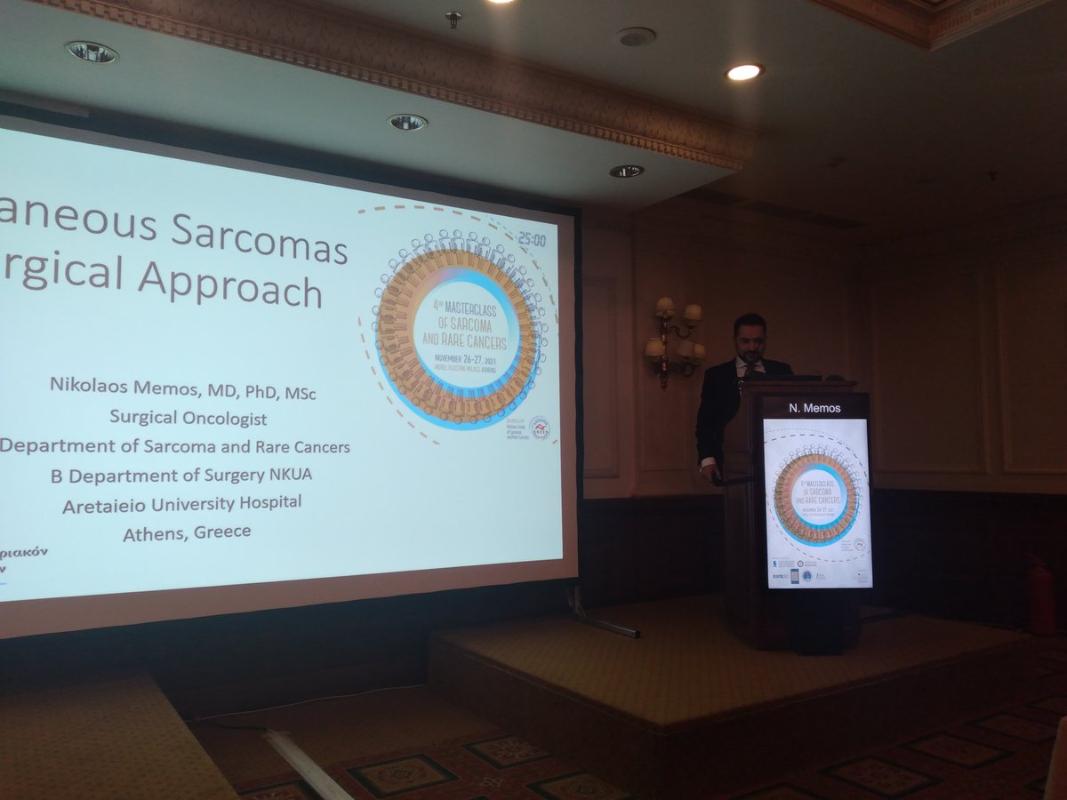 GreekSarc's tweet photo. Very interesting session in cutaneous sarcomas #4thMasterclass #cutaneoussarcomas @JDuranMoreno Memos, Linos https://t.co/fdCP74RWSw