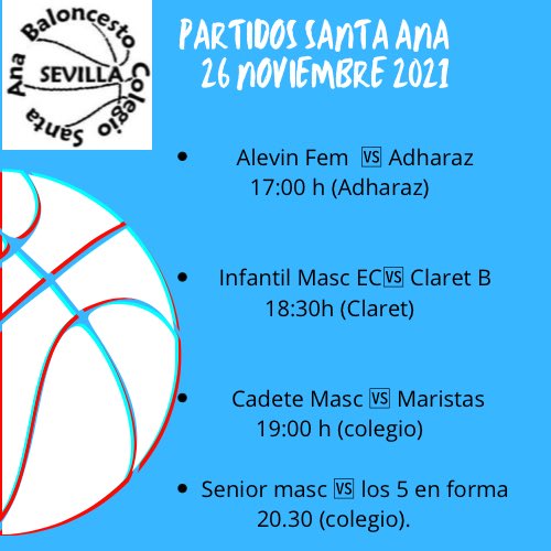 Colegio Santa Ana (@staanabasketsev) on Twitter photo 
