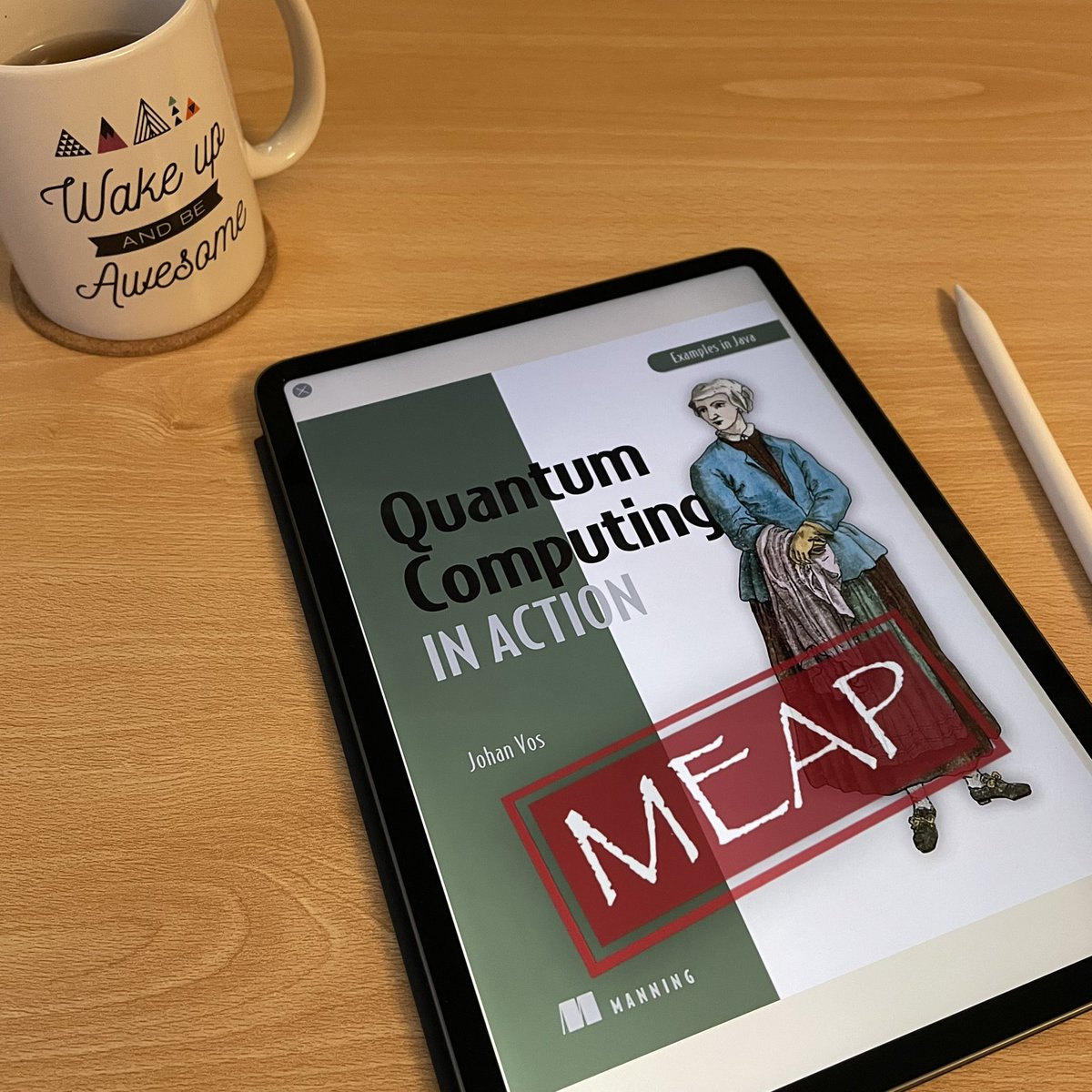 Susivic's tweet photo. Studying #QuantumComputing in Action. It is an interesting and well written book by @johanvos. It makes the 🤯 topic ‘easy’ to understand. #devlife #Java #developer https://t.co/HXQJrnen5y
