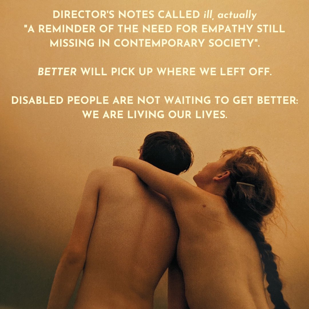 BetterShort's tweet photo. What's the story, then? 👀

BETTER is the story of two sisters: Kitty and Ruth.

Kitty has accepted her disability, but Ruth desperately wants to believe that one day Kitty will get "better". The film tells a simple story over a 24-hour snapshot of late summer... https://t.co/vo5aW8EJDn