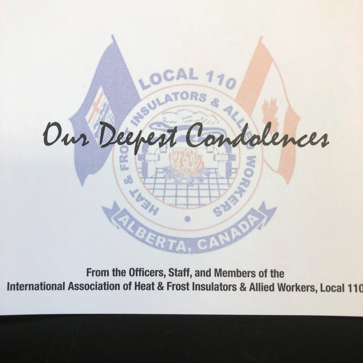 insulators110's tweet photo. Local 110 is sad to announce that Member Scott Clarke passed away November 20th, 2021.
 There will only be a private family service held. Donations in lieu of flowers can be made to the Royal Canadian Legion (Branch No. 57) in Camrose, Alberta – 6002 50th Avenue. https://t.co/2kZQd9pmJp