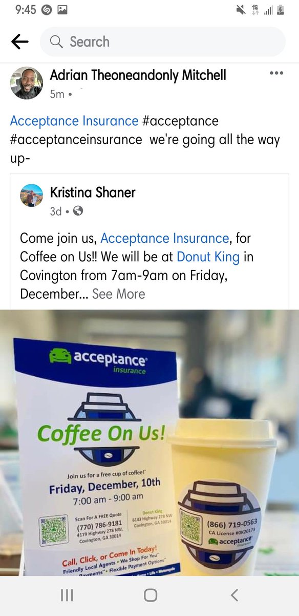 AdrianTheOnly1's tweet photo. @AcceptanceHQ #acceptanceinsurance join us https://t.co/wvUr7CQiQU