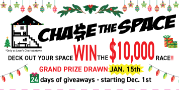 leonspei's tweet photo. “Join the Race, Deck Your Space, With Leon’s $10,000 Race!” Leon’s Charlottetown is giving away $10,000! 24 days of giveaways begins December 1st, followed by the top 5 Prizes January 15th (including the top prize of $10,000). Enter In-Store! https://t.co/5nSenuWQgm