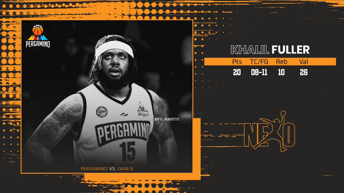 NexoAgency's tweet photo. .@LigaARGbasquet 🇦🇷 - 𝐊𝐇𝐀𝐋𝐈𝐋 𝐅𝐔𝐋𝐋𝐄𝐑 presencia dominante en la pintura / dominant presence down low
➤ @PergaminoB 🆚 @zarate_basket
📸 #clickupsports
🖌 @LevelMediaUy
#MakingWorldSmaller | @Khalil_Fuller22 https://t.co/vr5jCLaB1i