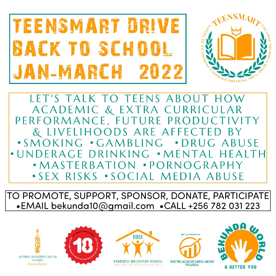 bill_bekunda's tweet photo. Loading for Term1 2022. Young people need mentors. Be the mentor #teens #school #awareness #talkearly #talkoften
#realitycheck #abetteryou #mentalhealth 
#teensmart #prevention #drugs #drugabuse #Underage #Drinking #behavior #mentalhealth #bekundaworld #campaign https://t.co/0fYft4figA