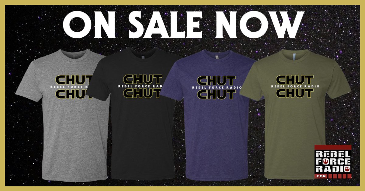 RFRRebelForce's tweet photo. Official Rebel Force Radio "Chut Chut" tees are now available. Click through to say it loud and say it proud this holiday season! https://t.co/HWmJhOPE8X
#rebelforceradio #rfr #chutchut #starwars #podcast #blackfriday https://t.co/aj7KxpjWfB
