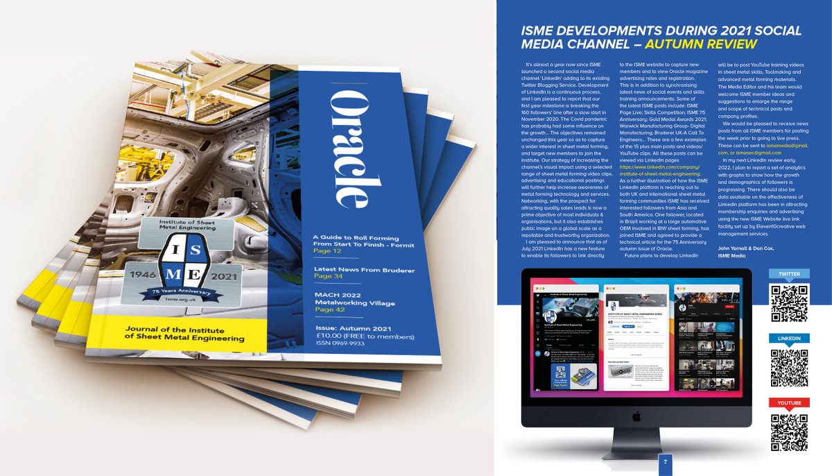 ISMEng_uk's tweet photo. Read the latest social media review in the new edition of the Oracle. Click the link below top find out more ⬇️
https://t.co/nKK9HG6lV5 https://t.co/AWC9IE0qAu