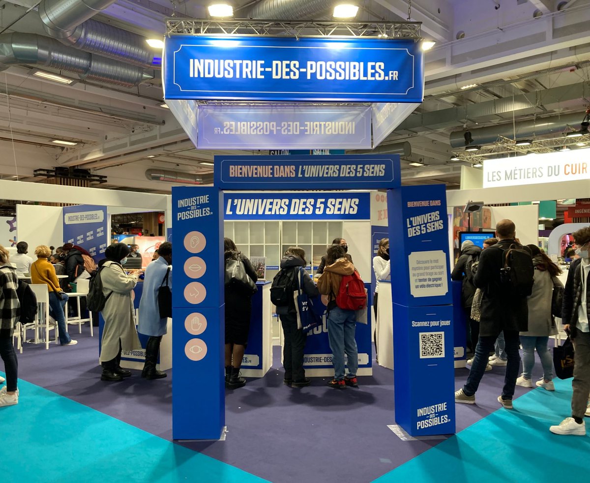 uimm's tweet photo. [#EVENEMENT] Ouverture du salon Aventure des métiers. 
👉Objectif : présenter les métiers et notamment ceux de l’industrie aux jeunes

📌Rdv sur le stand #industriedespossibles.
26-27-28 novembre 2021 - Porte de Versailles. @Opco2i #AFORP #GIMParis @letudiant https://t.co/cifkGtJVpM