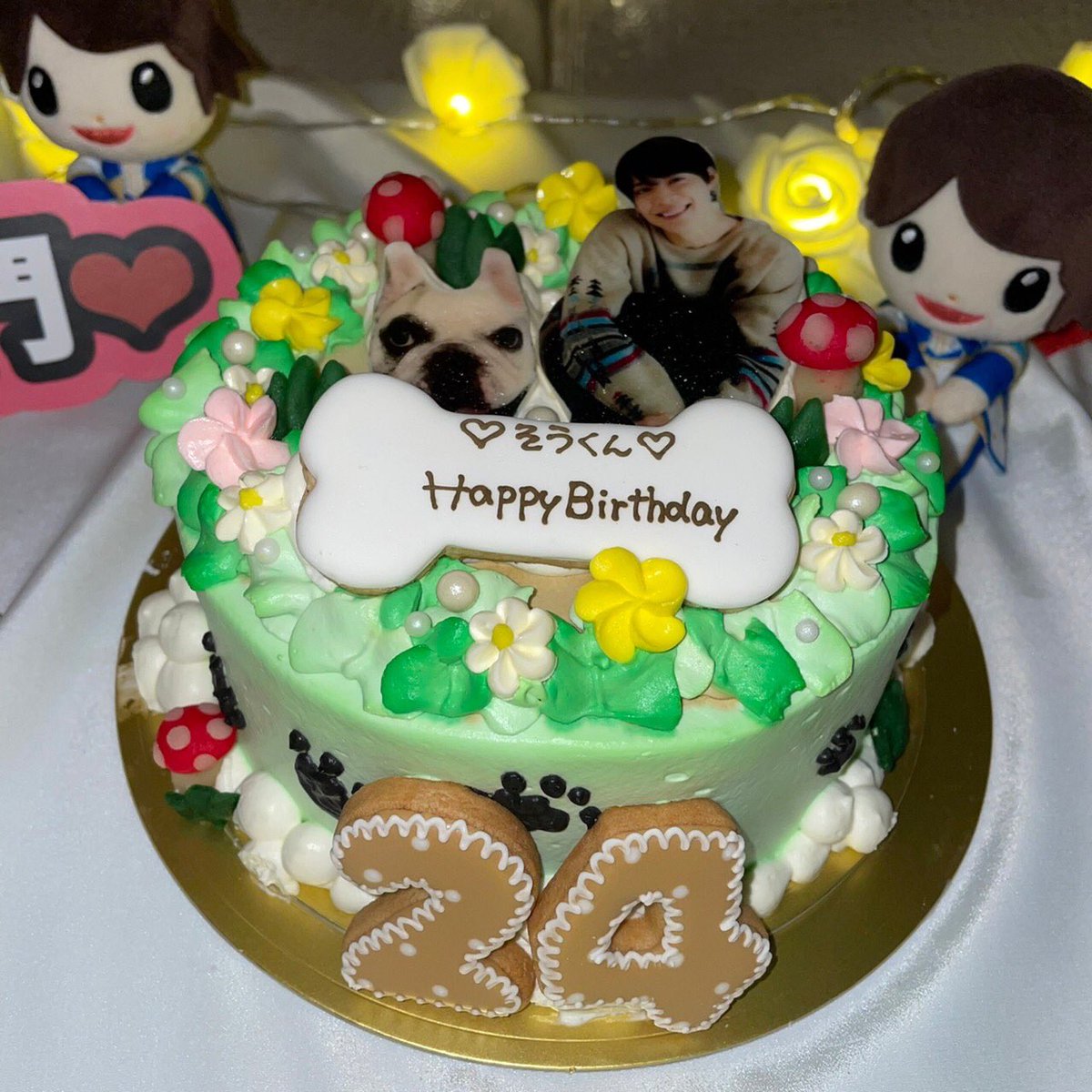 ___I997_s's tweet photo. 聡くん、お誕生日本当におめでとう(T_T)色々頑張ったから見てほしい〜〜( ´ •̥  ̫ •̥ ` )💚
そうくんにとってかけがえのない1年になりますように🥰沢山思い出作ろうね( ´ •̥  ̫ •̥ ` )
#松島聡生誕祭 #松島聡誕生祭 #本人不在の誕生日会 #松島聡24thanniversary https://t.co/9a2oUcXgTQ